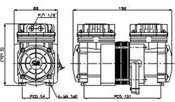 OIL LESS AIR COMP DIAPHRAM TYPE specs 2